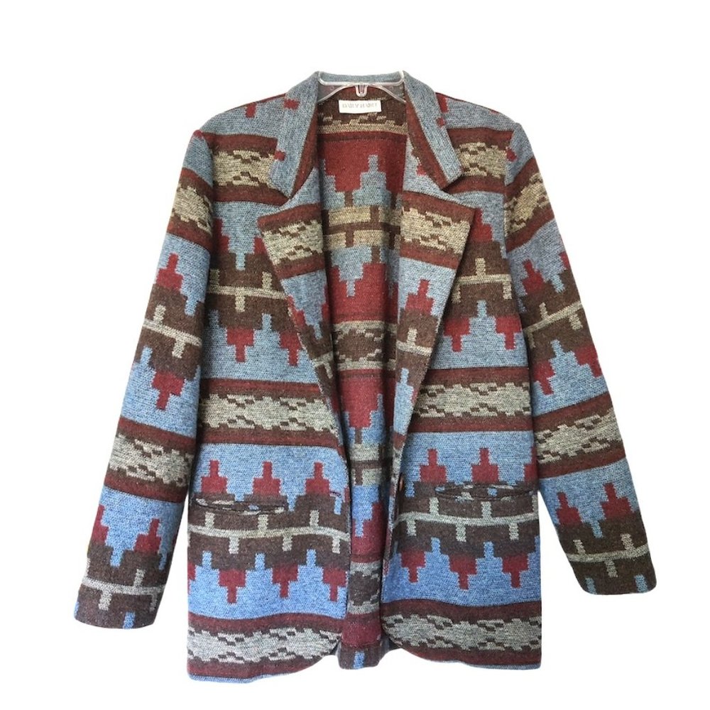 - Daily Habit Aztec Blazer